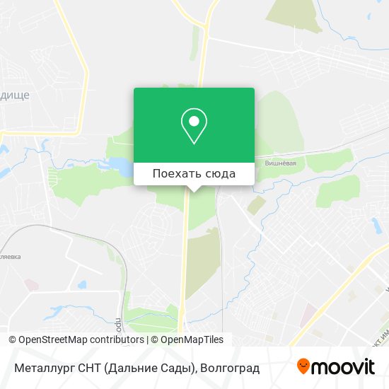 Карта Металлург СНТ (Дальние Сады)