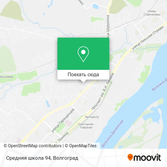 Карта Средняя школа 94
