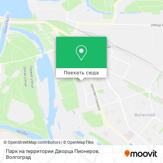 Карта Парк на территории Дворца Пионеров
