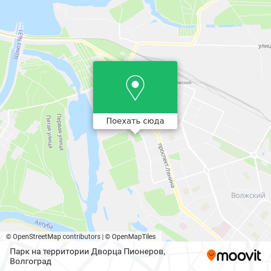 Карта Парк на территории Дворца Пионеров