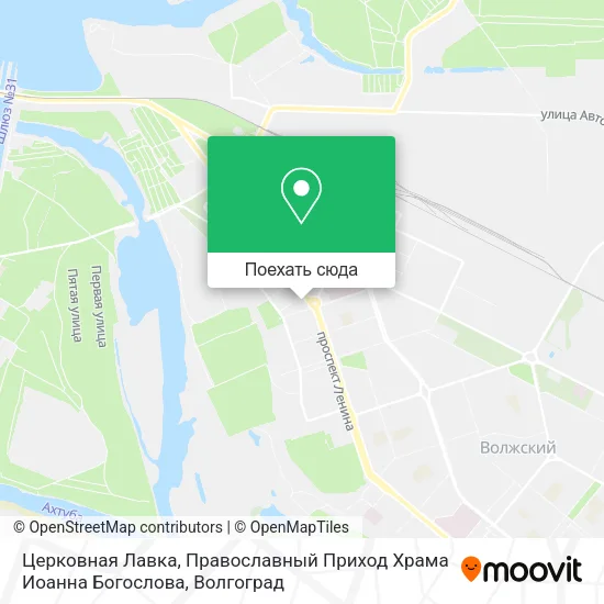 Карта Церковная Лавка, Православный Приход Храма Иоанна Богослова