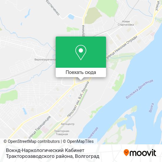 Карта Вокнд-Наркологический Кабинет Тракторозаводского района