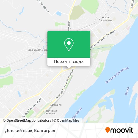 Карта Детский парк
