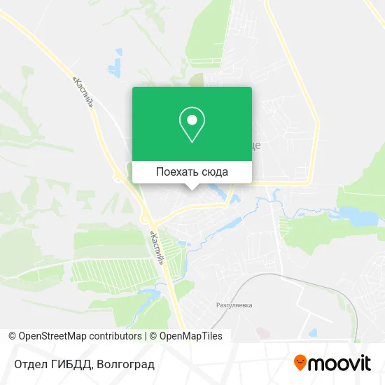 Карта Отдел ГИБДД