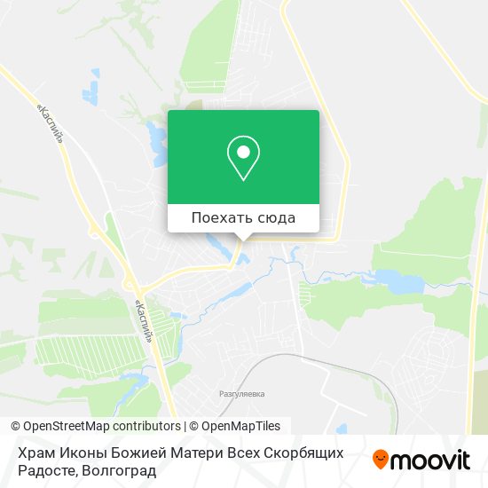 Карта Храм Иконы Божией Матери Всех Скорбящих Радосте