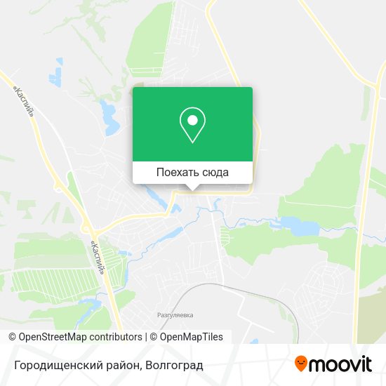 Карта Городищенский район