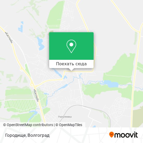 Карта Городище