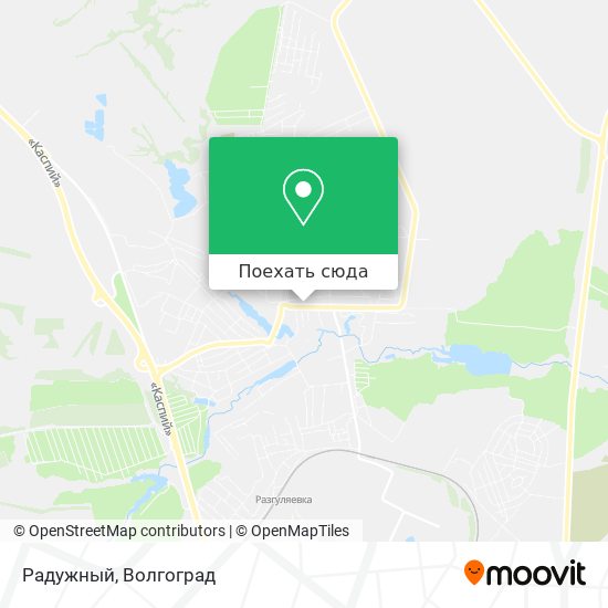Карта Радужный