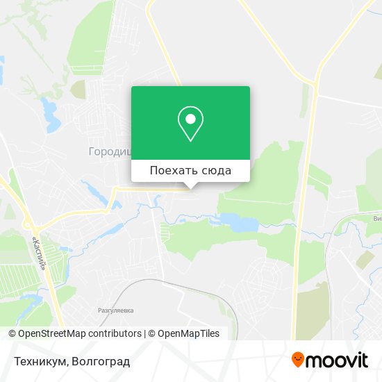 Карта Техникум