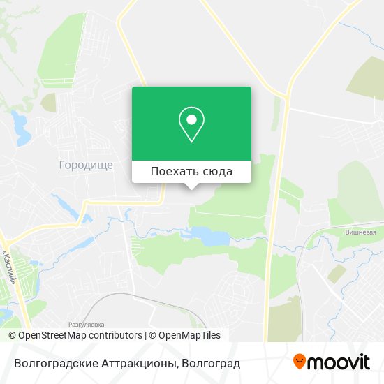 Карта Волгоградские Аттракционы