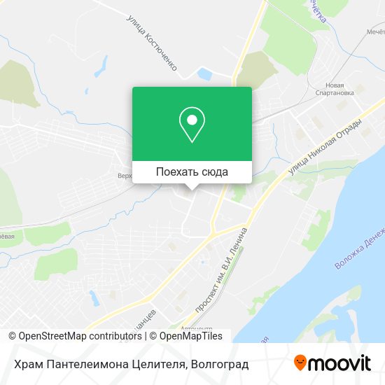 Карта Храм Пантелеимона Целителя
