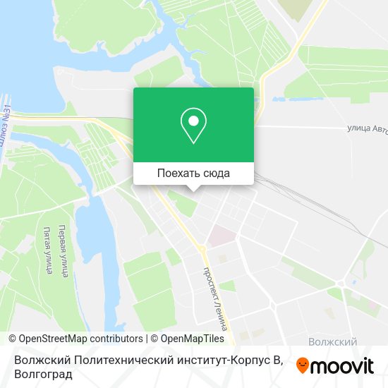 Карта Волжский Политехнический институт-Корпус В