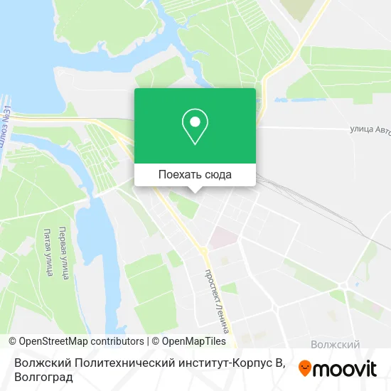 Карта Волжский Политехнический институт-Корпус В