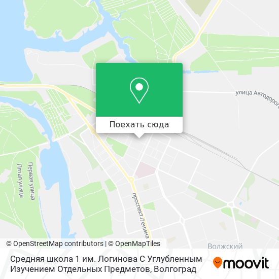Карта Средняя школа 1 им. Логинова С Углубленным Изучением Отдельных Предметов
