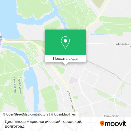 Карта Диспансер Наркологический городской