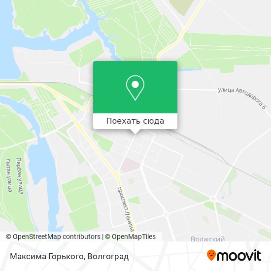 Карта Максима Горького