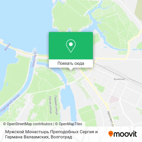 Карта Мужской Монастырь Преподобных Сергия и Германа Валаамских