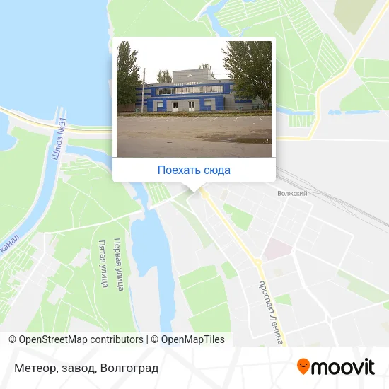 Карта Метеор, завод
