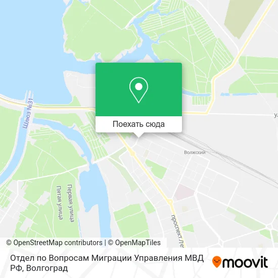 Карта Отдел по Вопросам Миграции Управления МВД РФ
