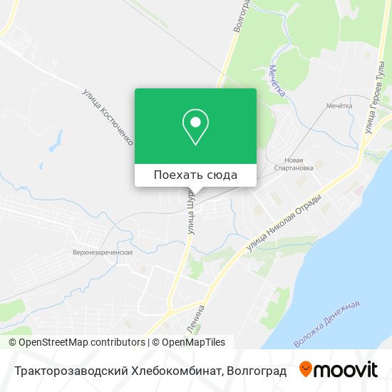 Карта Тракторозаводский Хлебокомбинат