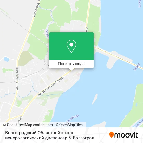 Карта Волгоградский Областной кожно-венерологический диспансер 5
