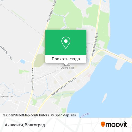 Карта Аквасити