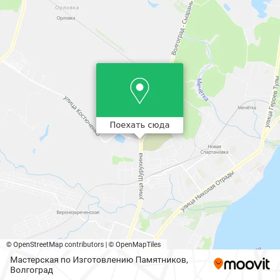 Карта Мастерская по Изготовлению Памятников