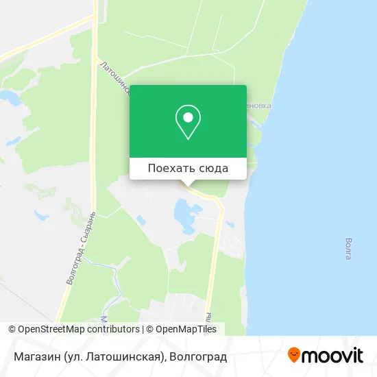 Карта Магазин (ул. Латошинская)