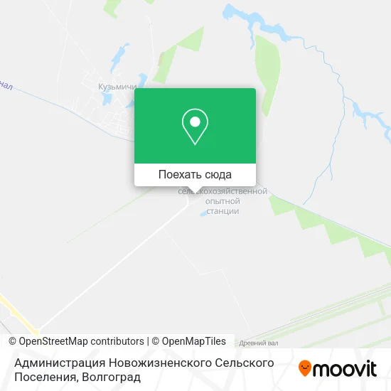 Карта Администрация Новожизненского Сельского Поселения