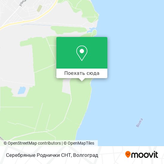 Карта Серебряные Роднички СНТ