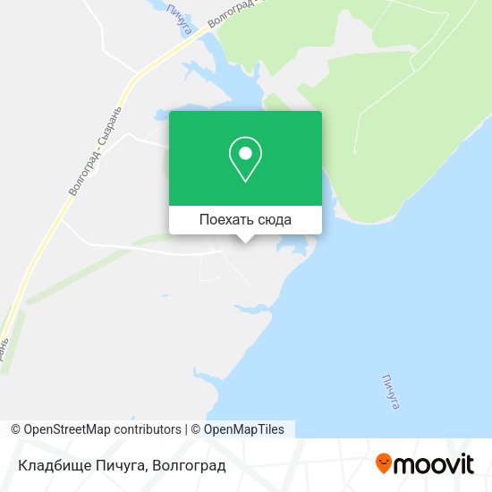 Карта Кладбище Пичуга