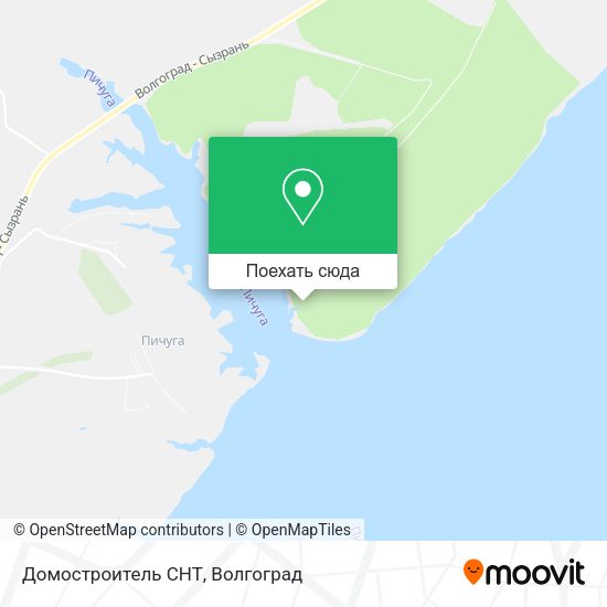 Карта Домостроитель СНТ