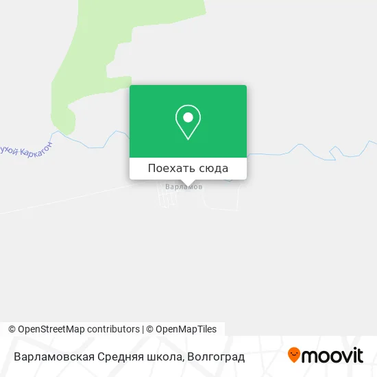 Карта Варламовская Средняя школа