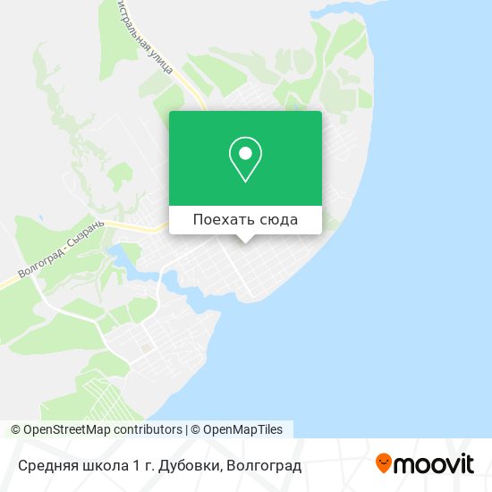 Карта Средняя школа 1 г. Дубовки