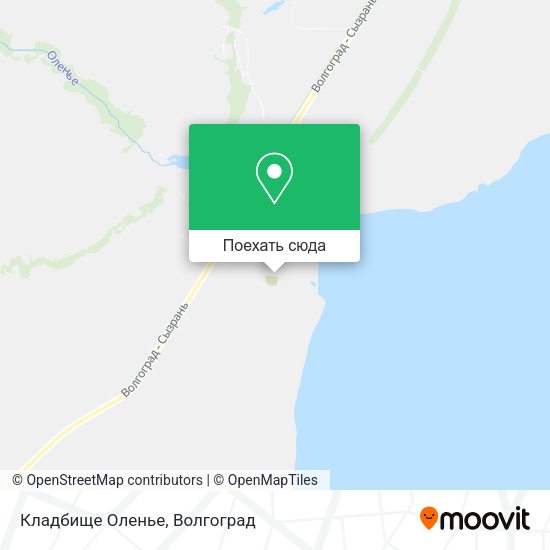 Карта Кладбище Оленье
