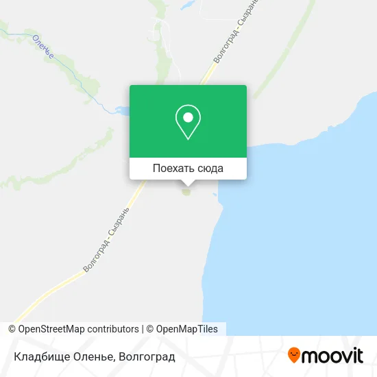 Карта Кладбище Оленье