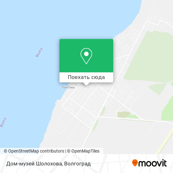 Карта Дом-музей Шолохова