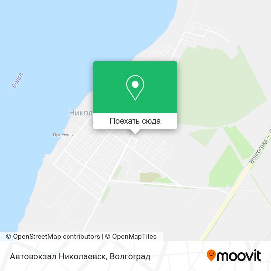 Карта Автовокзал Николаевск