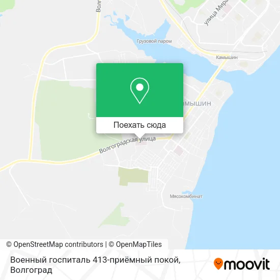 Карта Военный госпиталь 413-приёмный покой