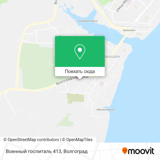 Карта Военный госпиталь 413