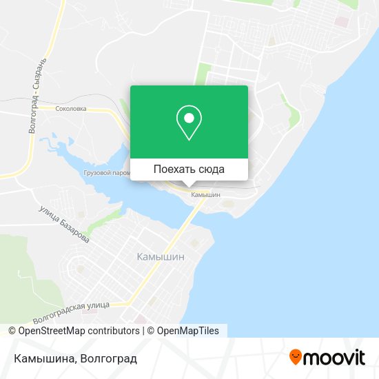 Карта Камышина