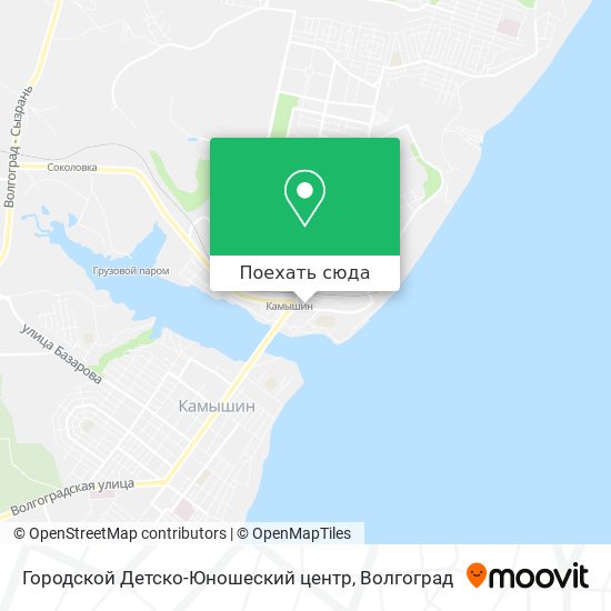 Карта Городской Детско-Юношеский центр