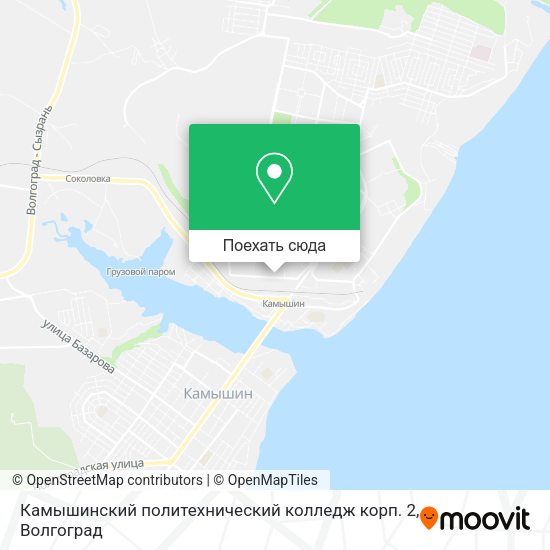 Карта Камышинский политехнический колледж корп. 2