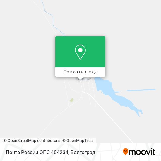 Карта Почта России ОПС 404234