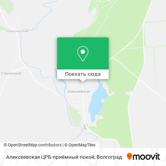 Карта Алексеевская ЦРБ-приёмный покой
