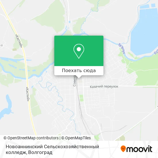 Карта Новоаннинский Сельскохозяйственный колледж