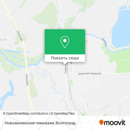 Карта Новоаннинская гимназия