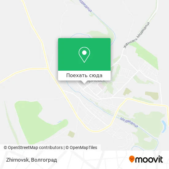 Карта Zhirnovsk