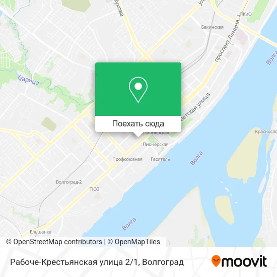 Карта Рабоче-Крестьянская улица 2/1