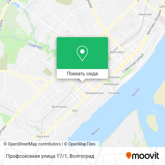 Карта Профсоюзная улица 17/1